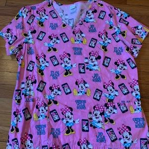 Disney Scrub Top